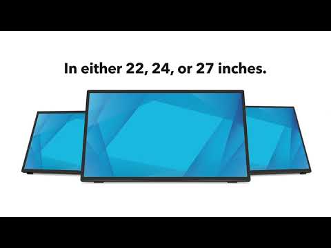 Elo Touch 2770L 22" Full HD Touchscreen Commercial Monitor Clear(Black)
