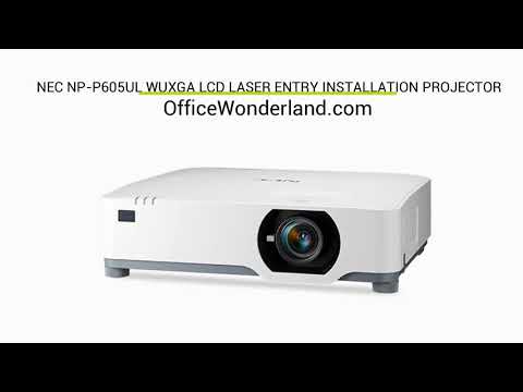 NEC NP-P605UL WUXGA LCD Laser Entry Installation Projector