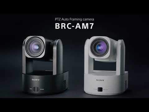 Sony BRC-AM7 4K60 PTZ Camera with AI Auto-Framing (Black)