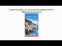 Sharp PN-HM751 75" Class 4K Ultra-HD Smart Signage Display
