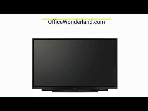 Sharp PN-L851H 85" AQUOS BOARD Interactive Display System