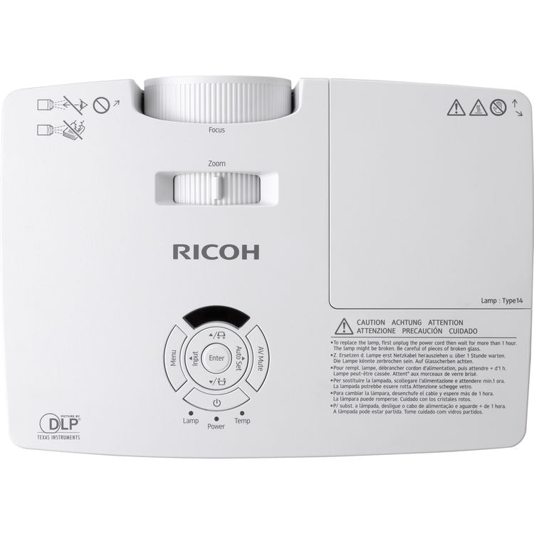 Ricoh PJ WX2240 DLP WXGA Projector – OfficeWonderland