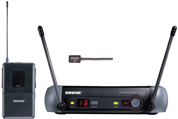 Shure PGX14 UHF Lavalier Wireless System with WL93 Microphone