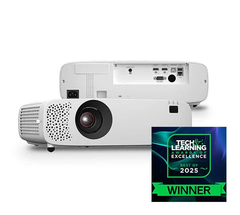 Sharp XP-E501U-W WUXGA Laser LCD Projector Front and Back