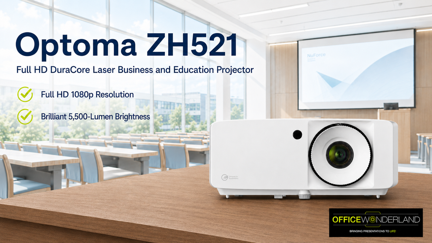 Optoma ZH521 Full HD DuraCore Laser Business and Education Projector