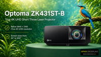 Optoma ZK431ST-B True 4K UHD Short Throw Laser Projector
