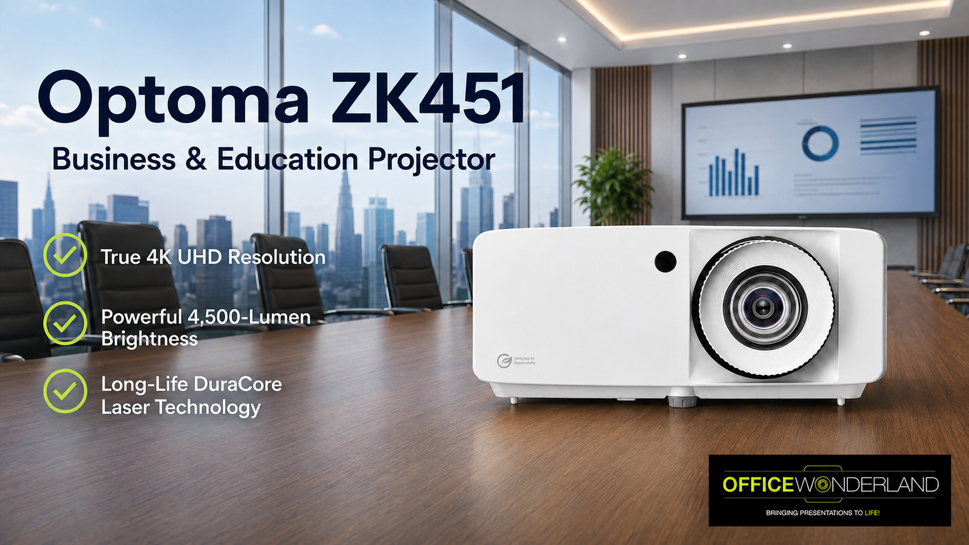 Optoma ZK451 4K UHD DuraCore Laser Business & Education Projector